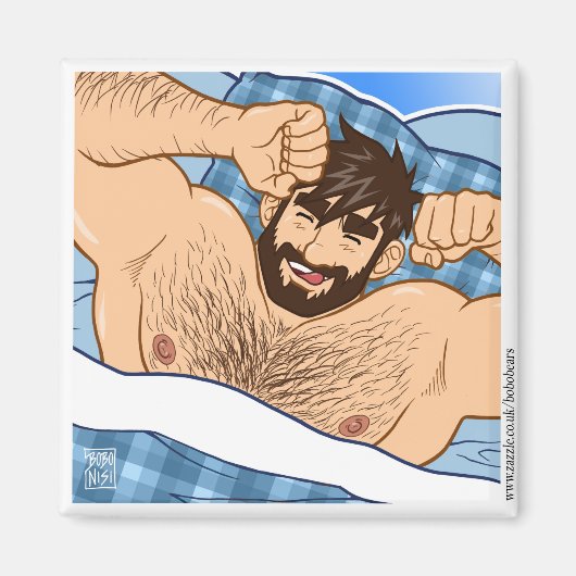 GAY BEAR MAGNET - GUTER MORGEN! (Vorne)
