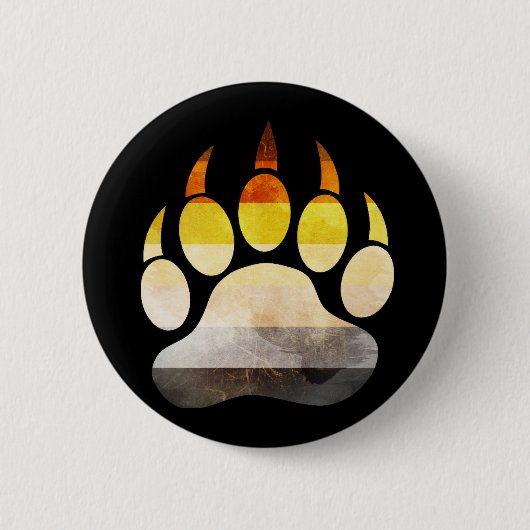 Gay Bear Paw Button (Vorderseite)