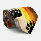 Gay Bear Paw Tie Krawatte (Gerollt)