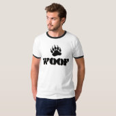 Gay Bear Pride Bear Paw WOOF T-Shirt (Vorne ganz)