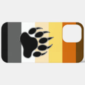 Gay Bear Pride Flag Bear Paw Case-Mate iPhone Fall Hülle (Hinten (horizontal))
