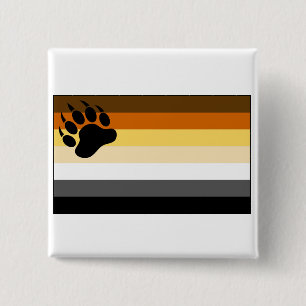 Gay Bear Pride Flag Button