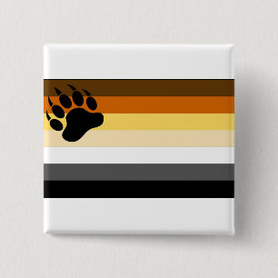 Gay Bear Pride Flag Button
