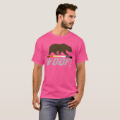 Gay Bear Pride Flag erschüttert WOOF ! T-Shirt (Vorne ganz)