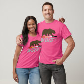 Gay Bear Pride Flag erschüttert WOOF ! T-Shirt (Unisex)