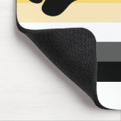 Gay Bear Pride Flag Mousepad (Ecke)