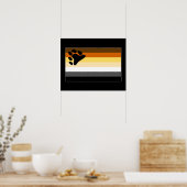 Gay Bear Pride Flag Poster (Küche)