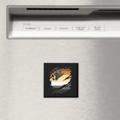 Gay Bear Pride Flag Ripped Reveal Magnet (In Situ (Geschirrspüler))