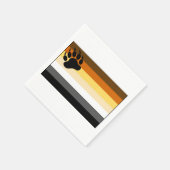 Gay Bear Pride Flag Serviette (Ecke)