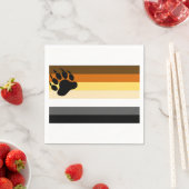 Gay Bear Pride Flag Serviette (Beispiel)