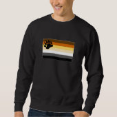 Gay Bear Pride Flag Sweatshirt (Vorderseite)