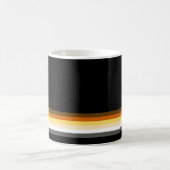 Gay Bear Pride Flag WOOF Masculine and Sleek Kaffeetasse (Mittel)