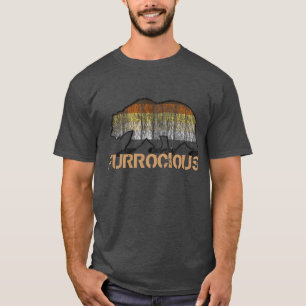Gay Bear Pride Grunge Furrocious Bear PRIDE FARBEN T-Shirt
