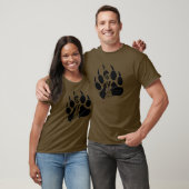 Gay Bear Pride NYC Bear Bear Paw und die Freiheit T-Shirt (Unisex)