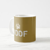 Gay Bear Prix Not leidende Bärenpaw WOOF Kaffeetasse (Vorderseite Links)