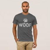 Gay Bear Prix Not leidende Bärenpaw WOOF T-Shirt (Vorne ganz)