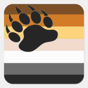 Gay Bear Prix - Square Stickers