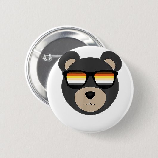 Gay Bear Sunglasslogo Button (Vorne & Hinten)