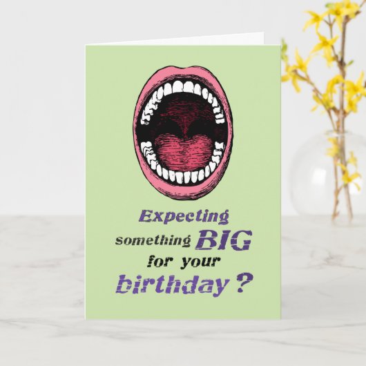 Gay Birthday Etwas Großes Karte (Gelbe Blume)