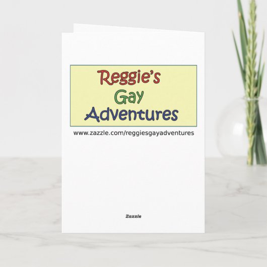 Gay Birthday Karte (Rückseite)