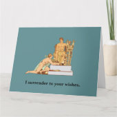 Gay Birthday Übergabe an Wünsche Karte (Vorderseite)