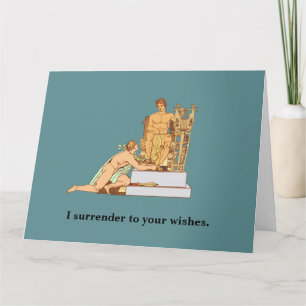 Gay Birthday Übergabe an Wünsche Karte