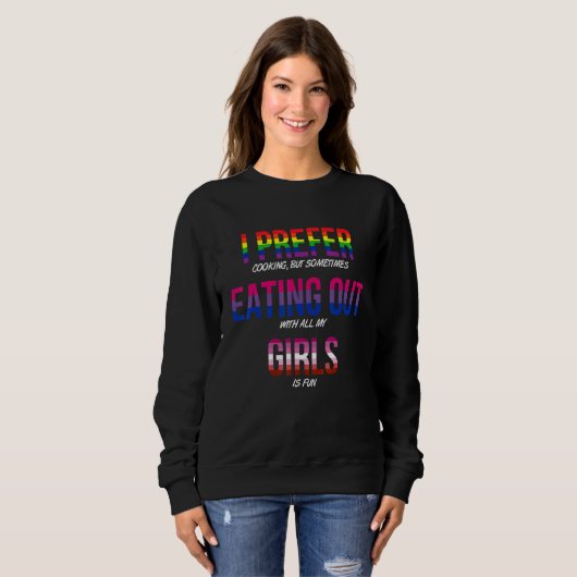 Gay Bisexual Lesbian Pride Flag Lgbtq Lgbt Allied Sweatshirt (Vorne ganz)