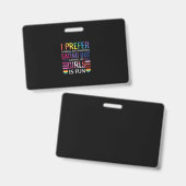Gay Bisexual Prilag LGBTQ Ausweis (Vorder- & Rückseite)