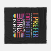 Gay Bisexual Prilag LGBTQ Fleecedecke (Vorderseite (Horizontal))