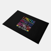 Gay Bisexual Prilag LGBTQ Fußmatte (Schrägansicht)