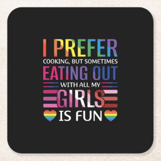 Gay Bisexual Prilag LGBTQ Rechteckiger Pappuntersetzer