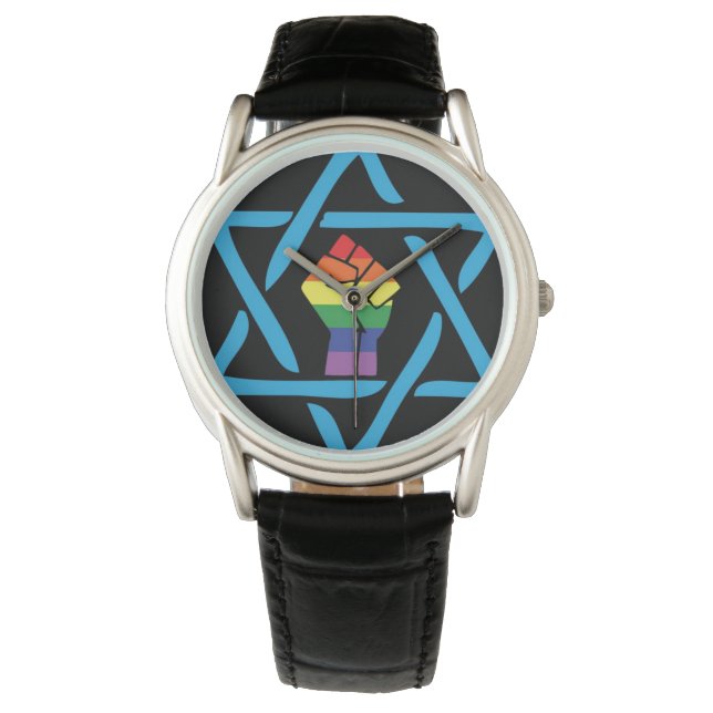 Gay Black Jewish Armbanduhr (Vorderseite)