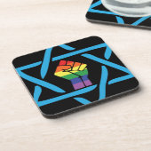 Gay Black Jewish Untersetzer (Linke Seite)