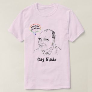 Gay Blade LGBTQ+ Gay Pride Spaß T-Shirt