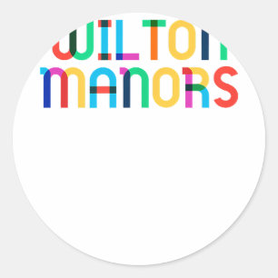 Gay-Borhood Pride - Wilton Manors Runder Aufkleber