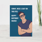 Gay Boyfriend Birthday Card Karte (Vorderseite)