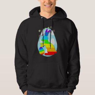 Gay Bunny Oaster Day Egg Jagen Saison Bunny East Hoodie