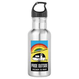 Gay Caravan Camping Edelstahlflasche