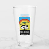 Gay Caravan Camping Glas (Rückseite)