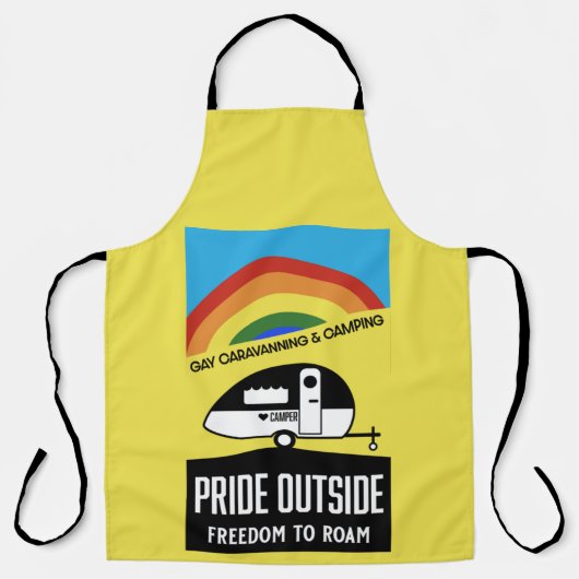 Gay Caravan Camping Schürze (Vorderseite)