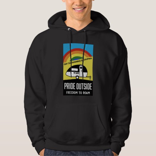 Gay Caravan Camping T - Shirt (Vorderseite)