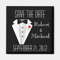 Gay Ceremony-Tuxedo-Black-Krawatte Hochzeit