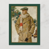 Gay Christmas Feiertagspostkarte (Vorderseite)