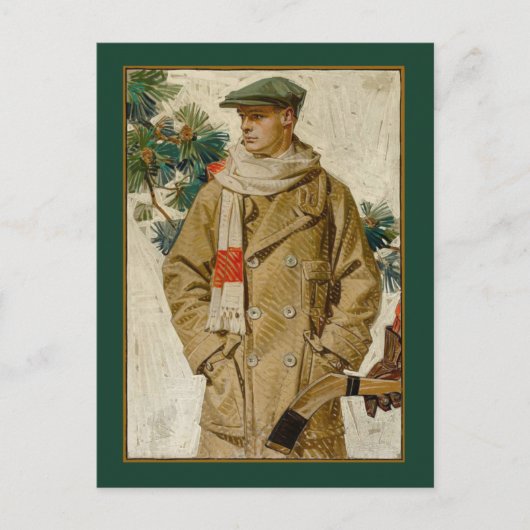 Gay Christmas Feiertagspostkarte (Vorderseite)