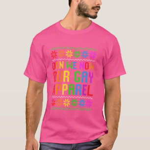 Gay Christmas Funny LGBT Don We Now Our Gay Costum T-Shirt