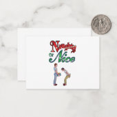 Gay Christmas Spaß Card Mitteilungskarte (Vorderseite/Rückseite Beispiel)