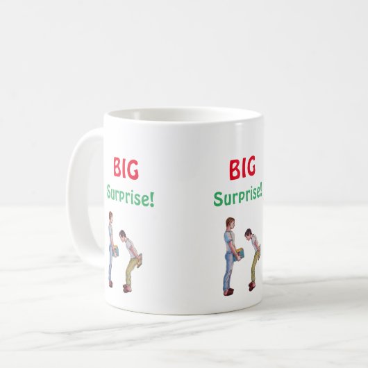 Gay Christmas Spaß Geschenk Tasse (Vorderseite Links)