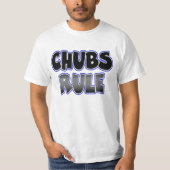Gay Chubby Chaser Chubs Rule T-Shirt (Vorderseite)