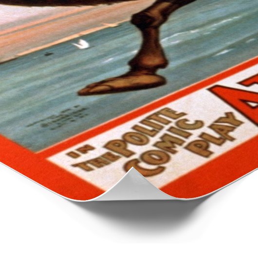 Gay Coney Island Vintage Poster (Ecke)