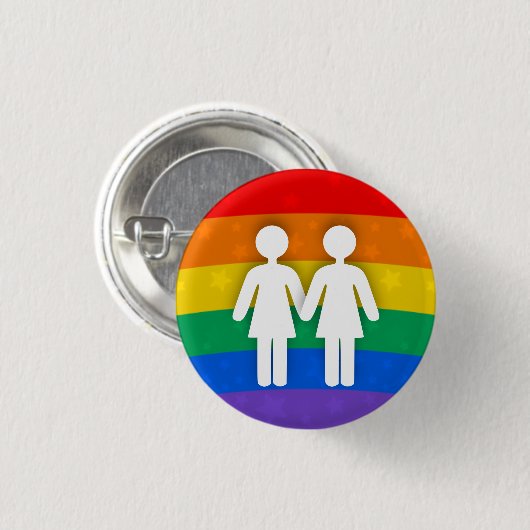 Gay Couple Button (Vorne & Hinten)